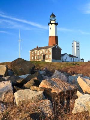 Montauk Light Boulders