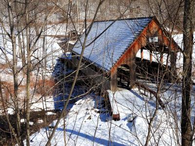 Pine Hill Bridge Snow