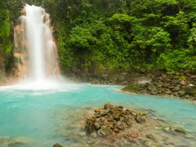 Rio Celeste Waterfall Panorama