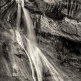 Calf Creek Falls Black and White