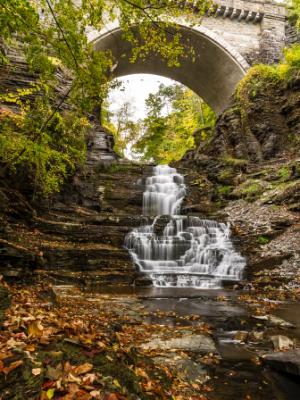 Giant's Staircase and Cornell Stone Arch