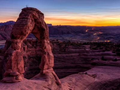 Delicate Arch Sunset Long Exposure Delicate Arch Sunset Long Exposure