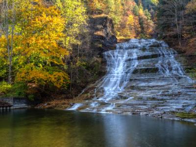 Buttermilk Falls Autumn