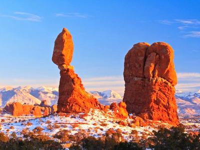 Balanced Rock Winter