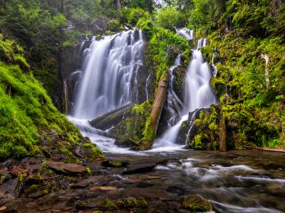 Lush and Silky National Creek Falls