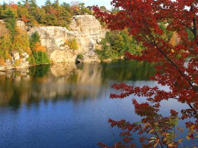 Fall on Lake Minnewaska