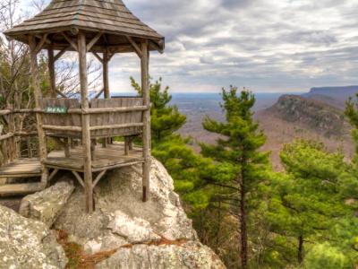 Artist's Rock and Eagle Cliffs