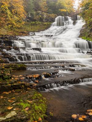 Many Tiers of Rensselaerville Falls