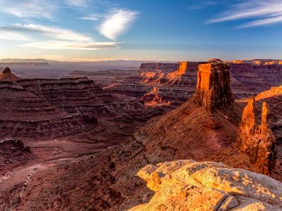 Marlboro Point and Shafer Canyon Sunrise