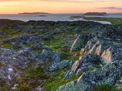 Northern Peninsula Sunset Panorama