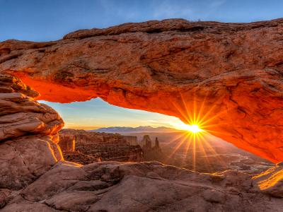 March Sunrise Through Mesa Arch