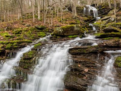 Falls on Bushnellsville Creek