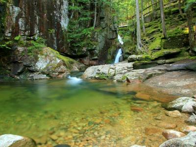 Green Pool below Sabbaday Falls