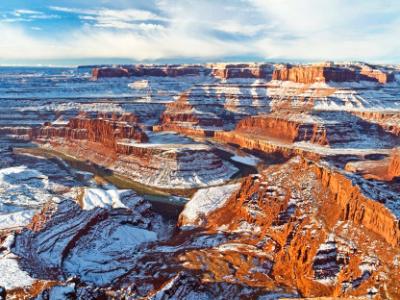 Colorado River Gooseneck in WInter