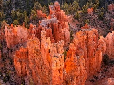 Hoodoo Wedge Below Inspiration Point