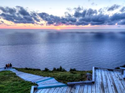 Sunset Clouds on the Gulf of St. Lawrence