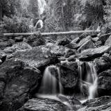 Fish Creek Falls Black & White