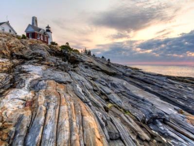 Pemaquid Light Grooved Rocks