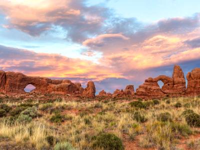 Arches Landscape Sunset