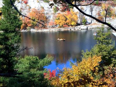 Boating on Mohonk Lake