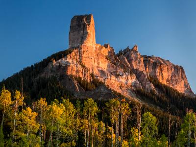 Chimney Rock from True Grit Meadow