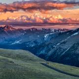 Trail Ridge Road Longs Peak Sunset