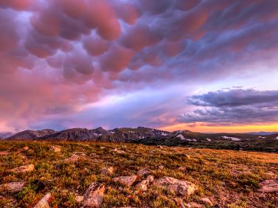 Colorful Gore Range Sunset