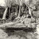 Rifle Falls Black and White