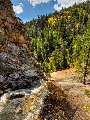 Cow Creek above Bridal Veil Falls in Autumn