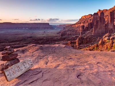 Trail End Sunset at Fisher Towers