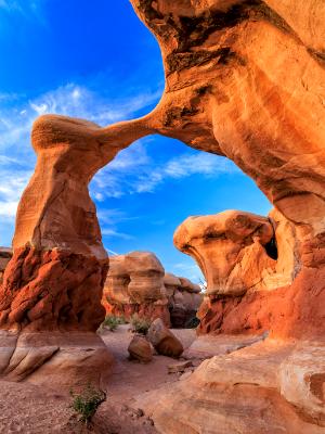 Metate Arch Golden Hour