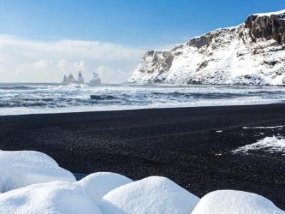 Vík Black Sand Beach and Atlantic Surf