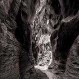 Willis Creek Slot Canyon Black & White