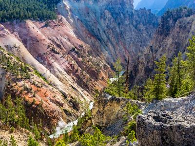 Artist Point View of Yellowstone