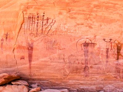 Buckhorn Wash Pictograph Panorama