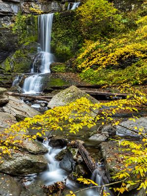 Cow Sheds waterfalls in FIllmore Glen