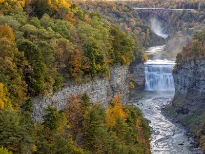 Letchworth Park Waterfalls from Inspiration Point