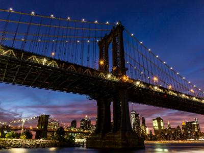 Manhattan Bridge Night