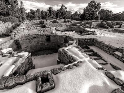 Mesa Verde Coyote Village Black and White Mesa Verde Coyote Village Black and White