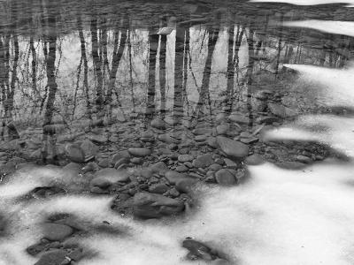 Esopus Creek Thaw B&W