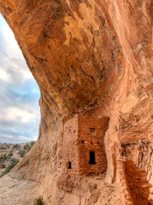 Tower House Ruin and Roarschach Figure Alcove