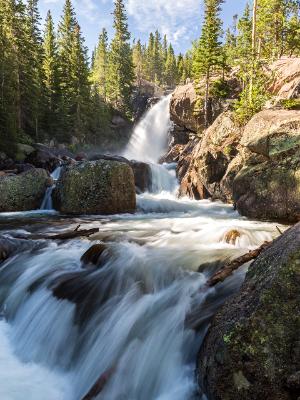 Silky and Powerful Alberta Falls