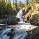 Silky and Powerful Alberta Falls