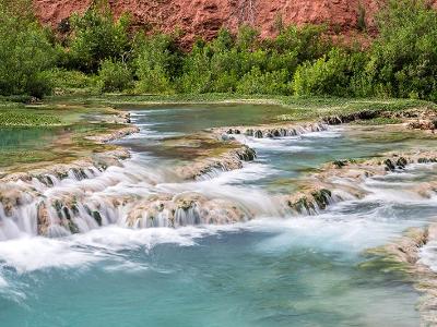 Havasu Creek Terrace Panorama (click for full width)