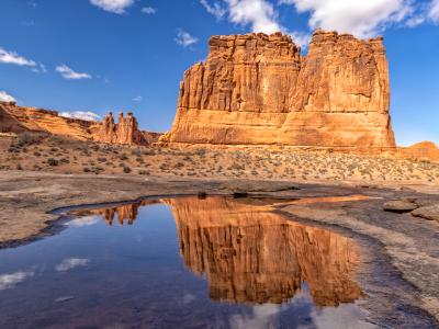 Slickrock Pool Reflections