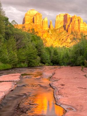 Cathedral Rock Ripples and Reflections