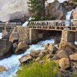 Wapama Falls Misty Bridge