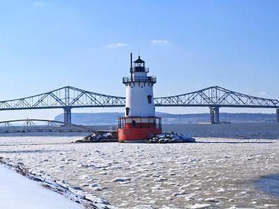 Sleepy Hollow Light and Tappan Zee Bridge