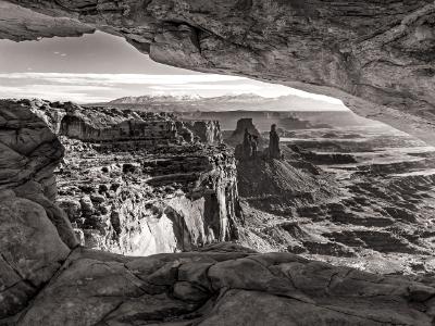 Mesa Arch Vignette Black & White Mesa Arch Vignette Black & White