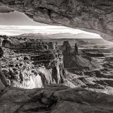 Mesa Arch Vignette Black & White